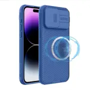 Nillkin for iPhone 14 Pro Max 15 Case Magnetic Slide Lens Camera Protect Cover
