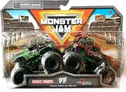 Monster Jam Grave Digger vs Northern Nightmare, 1:64 Scale Double Pack Series 18