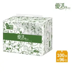 【Livi 優活】抽取式衛生紙(100抽24包4袋/箱)