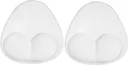 [MOBUTOFU] 1 Pair Invisible Silicone Bra Pad Good Swimsuit Breast Cups Insert Silicone Pads Breast Insert Pads Bra Breast Cushions Underwear Bra Pads Pads Silica Gel Transparent