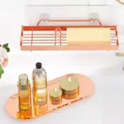 Soap Holder Vanity Tray Set,Decorative Tray Bar Soap Holder with Stainless Steel