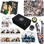 Stray Kids New Album (5-STAR) Peripheral Keychain Sticker Gift Box Small Card Hanging Rope Standing Card Gift Pack gift box 4 generations