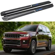 Black Running Board fit for Jeep Grand Cherokee 2022-2024 Side Step Nerf Bar