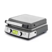 GreenPan Belgian Waffle Maker 13.7" Non-Stick Plates w/ Cool-Touch Exterior Gray