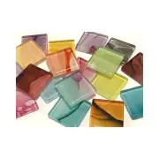 Mixed Ink Pattern 2.5cm Glass Tiles (HM) Mosaic Tiles Art