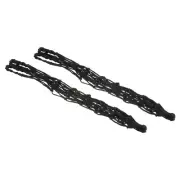 2Pcs Sturdy Basketball Mesh Net Bag Carry Bag Ball Carrier, Black