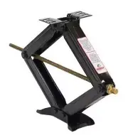Husky Towing Trailer Jack - Stabilize RV Frame Man Sqr Brackets 5K Wt Cap Scisso