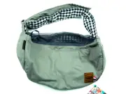 Touchdog Canine-Spine Over-The-Shoulder Hands-Free Pet Carrier Medium Grey
