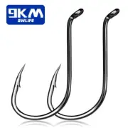 9KM Octopus Fishing Hooks High Carbon Steel Circle Hooks 11mm~58mm for Saltwater