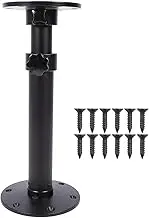 RV Table Leg, 460mm to 705mm Height Adjustable, Telescopic Aluminum Alloy Desk Pedestal, Table Leg Support Base for RV, Yachts, Pontoon, Truck, Home, Office