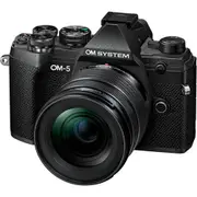 OM System OM-5 Black Camera Kit w/ 12-45mm Lens