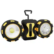 XD-SL11 500 Lumens 10W COB LED Camping Light Double Head Magnetic Hook Up 4 Modes Emergency Flashlight Searchlight