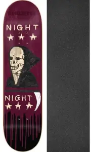Zero Skateboards Night Night 8.5" Skateboard Deck + griptape
