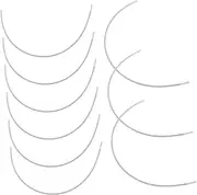 [GAROZATION] 10 Pairs Stainless Steel Bra Underwire Replacement Underwire Bra Support Rings for Women