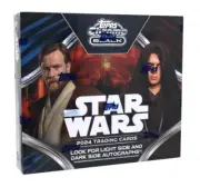 2024 TOPPS STAR WARS CHROME BLACK HOBBY BOX BLOWOUT CARDS