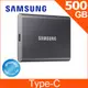 SAMSUNG 三星T7 500G USB 3.2 Gen 2移動固態硬碟 深空灰 (MU-PC500T/WW)