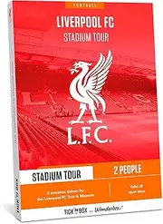 Tick&Box - Gift Box – Stadium Tour for 2 - Visit The Home of Football - Unique Experience for Tottenham Hotspur or Liverpool Fans - Valid for 2 Years