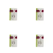 4x Winex Acrylic Wine/Drinks Bottle Foil Cutter Opener Barware Accessory Clear