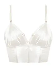 multi-strap bra S,M cream
