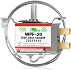 Mini Fridge Thermostat, Universal WPF-20 Freezer Thermostat Controller 2Pin / Co