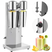 Vevor Commercial Milkshake Maker Machine Double Heads Thickshake Frother Stainless