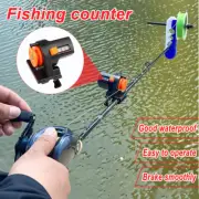 0-999M Fishing Line Counter Fishing Line Length Gauge Depth Finder Tackle Tool