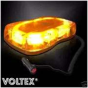 NEW VOLTEX® 11" LED AMBER SLIM FIRE TOW TRUCK UTILITY STROBE LIGHTBAR LIGHT BAR