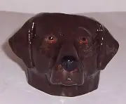 QUAIL Chocolate Labrador Faced Egg Cup NEW