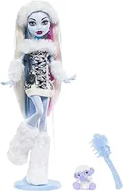 Monster High Booriginal Creeproduction Doll, Abbey Bominable Collectible Reproduction with Doll Stand, Diary, and Pet (Amazon Exclusive)