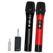 Wireless Microphone Dynamic Mic System with Rechargeable Receiver, 1/4"