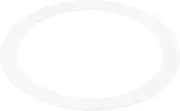 uxcell 3.39" ID 4.13" OD Goof Rings for Recessed Light, Gloss White Goof Metal Trim Ring Lighting Fixture for Ceiling Wall Recessed Can Downlights