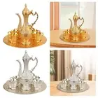 Turkish Coffee Set Tea Service Set Embossed Decoration Wine Dispenser Wine Pot