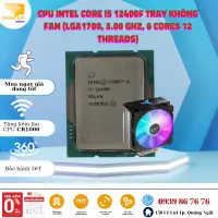 在飛比找蝦皮購物優惠-Cpu Intel Core I5 12400F 無風扇托盤