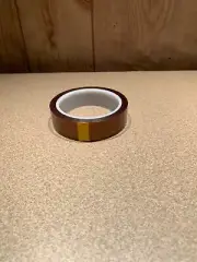 25mm X 33m/1”x36YDS Kapton Tape High Temperature Heat Resistant Polyimide