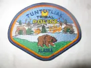 TUNTUTLIAK ALASKA TRIBAL POLICE PATCH (WITH BEAR)