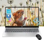 HP Pavilion 15.6" HD Touchscreen Laptop | 32GB RAM | 1TB SSD | Intel Core i3-1215U up to 4.1GHz | 11Hr Battery | Windows 11 | USB-C & HDMI | Sleek Silver | w/Mouse