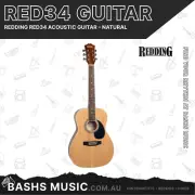 Redding RED34 3/4 Size Acoustic Dreadnought Spruce Top Guitar Natural