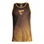 Hawthorn Hawks Official AFL Team Logo Training Singlet 7648 Youth Size 8