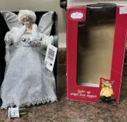 Vintage Trim A Home Electric Angel Tree Top Kmart Corporation 10” 10 Lights NEW