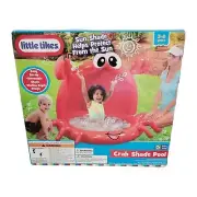 Little Tikes Crab Shade Pool Children's Fun Summer Sun Outdoors Kids Toddler