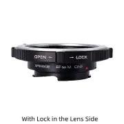 XPimage Locking adapter for EF Mount Lens to Leica M mount M9P M10P M240P Camera