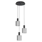 Gorosiba Pendant Light 3Lt in Black