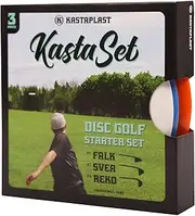 Kastaplast Kasta Set for Disc Golf, Great Beginner and Starter Pack, Includes Putter, Midrange & Driver [Colors May Vary]