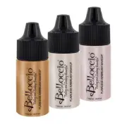 Belloccio Airbrush Makeup SHIMMER SHADE SET Flawless Face Cosmetic