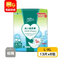 在飛比找蝦皮購物優惠-【康乃馨】成人紙尿褲一般型L-XL(13片x6包)