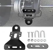 Alpha Rider Trailer Tow Hitch Trailer Hitch Tightener for 2019-2023 Yamaha Grizzly/Raptor 90 Raptor 110 Trailer Hitch Accessories Heavy Duty CNC Hitch Clamp Tow Hitch Stabilizer (Black)