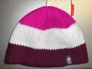 NWT The North Face Gone Wild Beanie Youth Girl's Reversible Hat Sz Medium