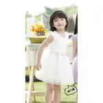 童裝商場* 兒童短袖小花白洋裝女童公主裙紗裙禮服夏季白色洋裝畢業白色洋裝洋裝603545