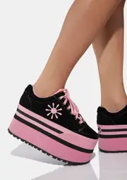[dELiA*s by Dolls Kill] All Her Complexities Platform Sneakers