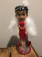 Betty Boop Christmas Tree Topper OOAK Box1
